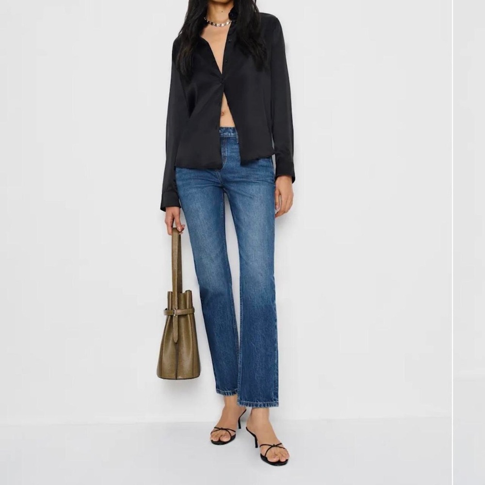 Reformation Luca Stretch Low Rise Slim